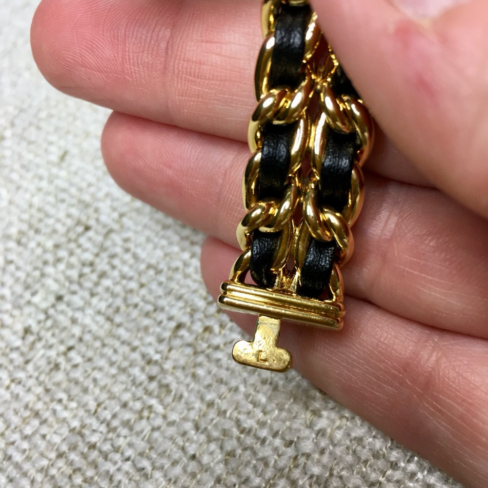 Authentic CHANEL Premiere watch gold black Large size - Picture 10 of 16